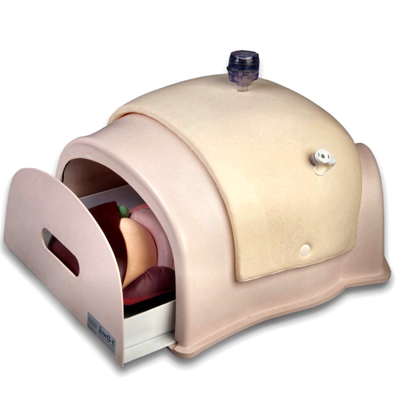 Belly Soft Training Simulator with Replaceable Skin Slide-Out Drawer