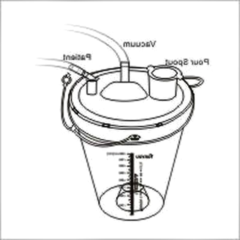 Suction Jar for Fluid Collection Single-Use